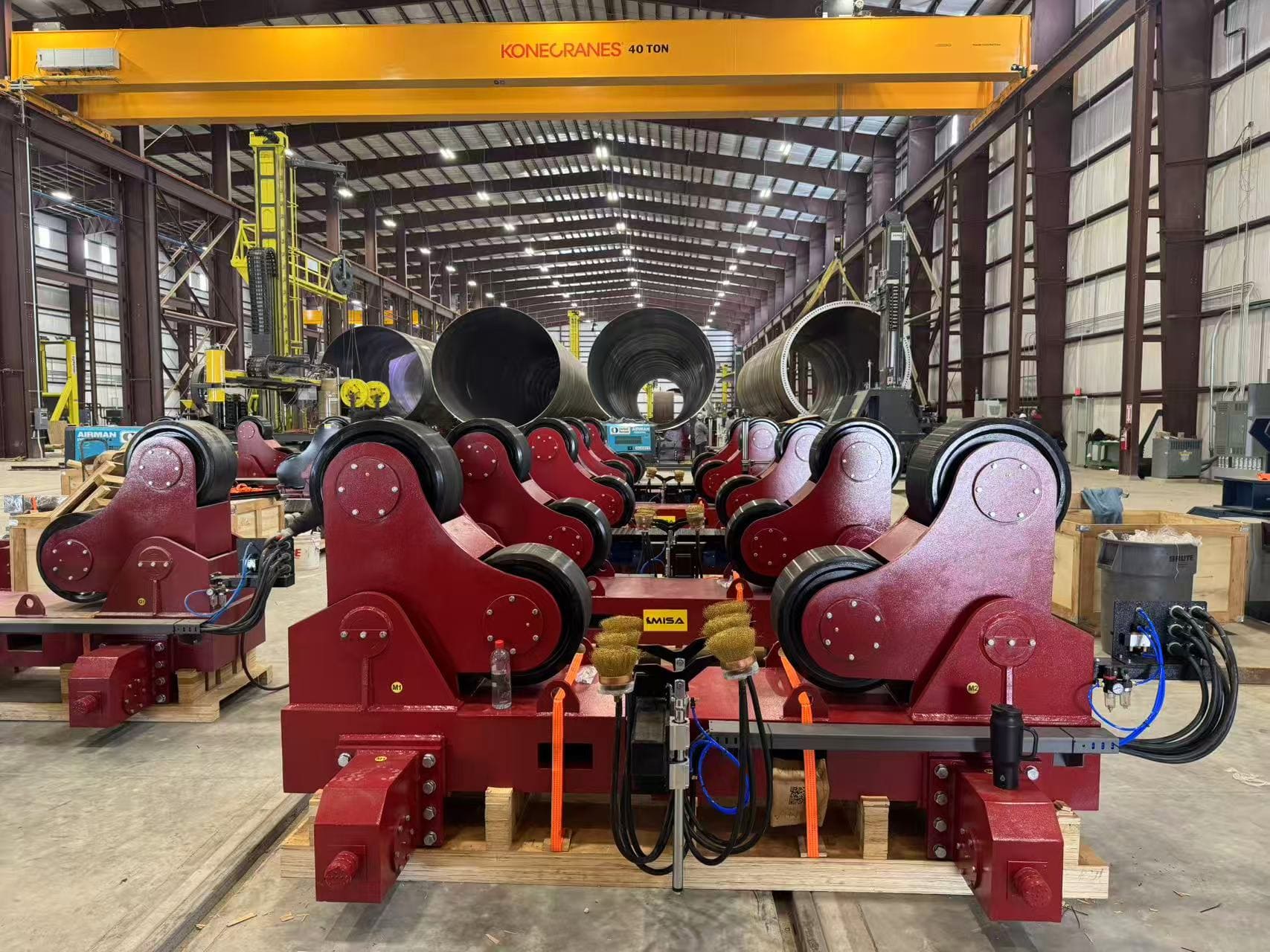 Pressure vessel seam welding automation project